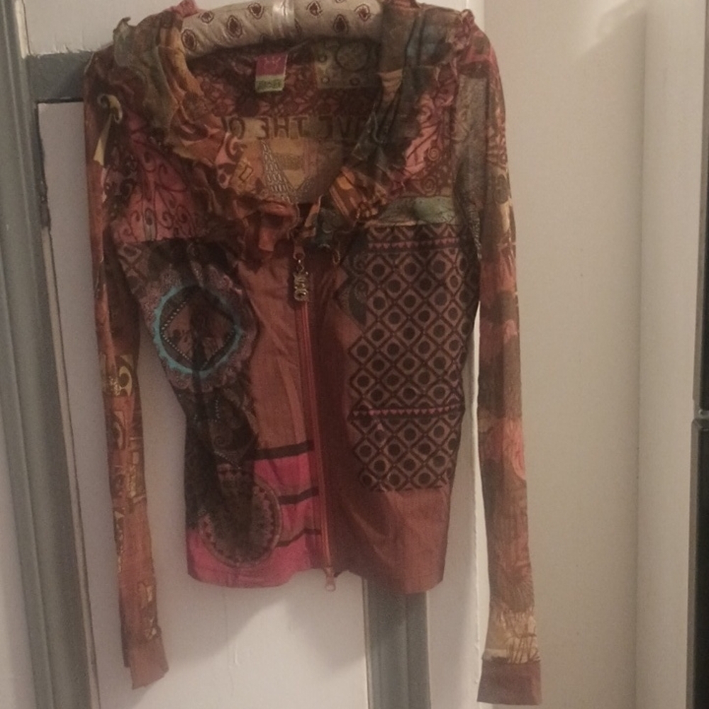 Save The Queen Desigual Multicolor Patterned Jacket